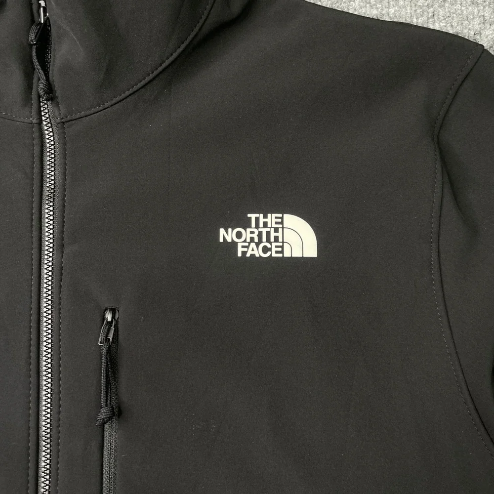 The North Face WindWall Jacket Mens XL Black Softshell Full Zip NF0A84HR
